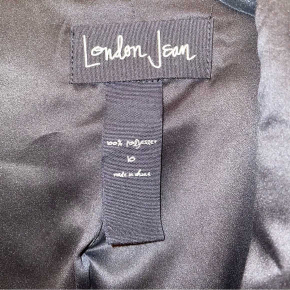 NWOT LondonJean Tuxedo cut Sequin jacket - Picture 5 of 9